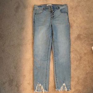 Abercrombie and Fitch high rise jeans